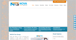 Desktop Screenshot of novataxgroup.com