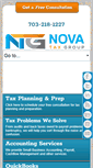 Mobile Screenshot of novataxgroup.com